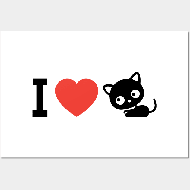 CAT love Lover Wall Art by JamesBennettBeta